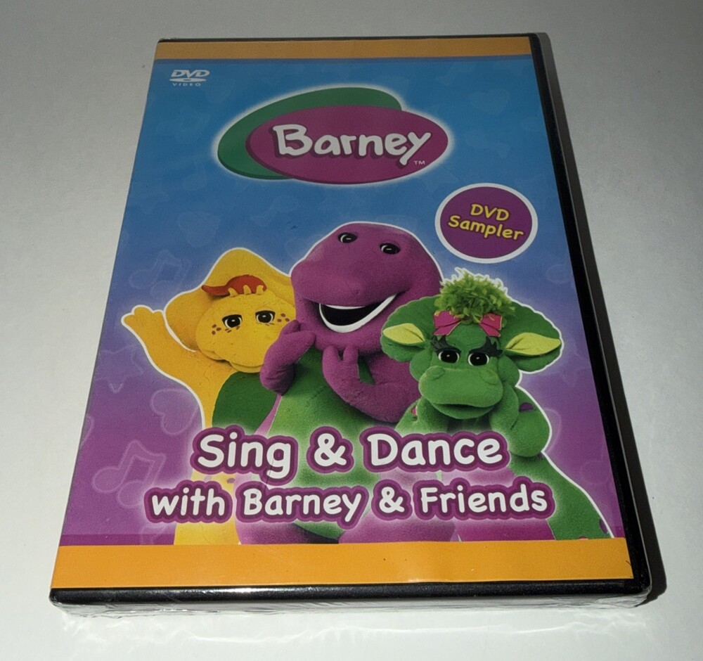 Barney 2008 DVD Sampler Sing & Dance With Barney And Friends New